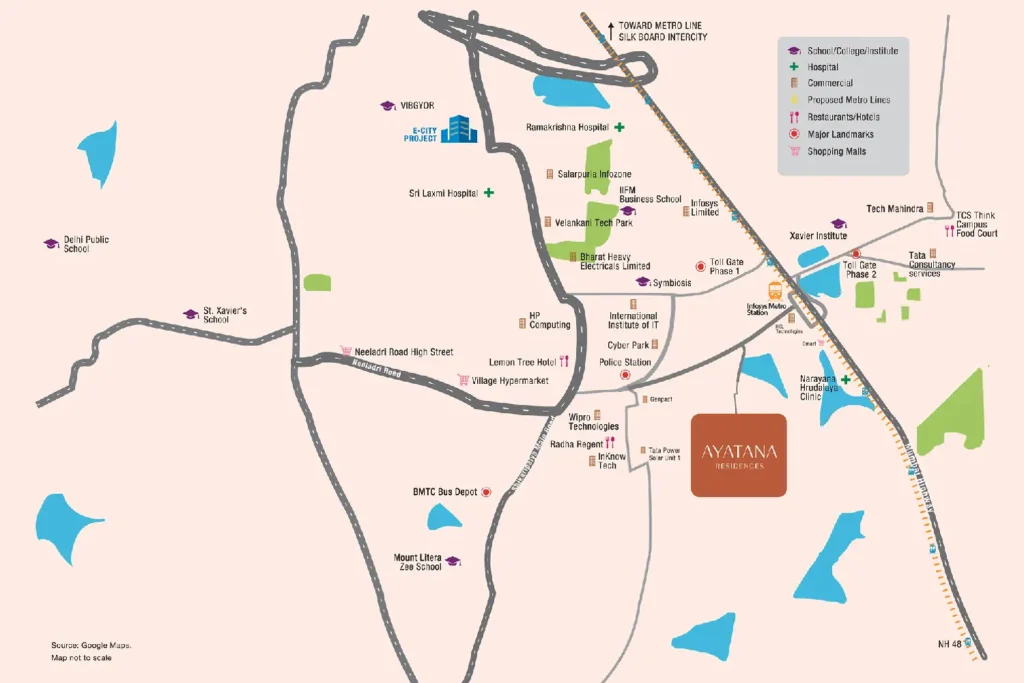 Aratt Ayatana Residences location